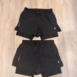 Bandit Running Men's Black Performance Shorts